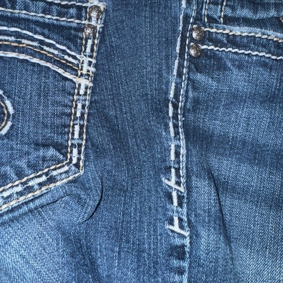 Silver SUKI Jeans Women's Blue 30X30 (actual) Denim Flare Leg Medium Rise - Picture 4 of 8